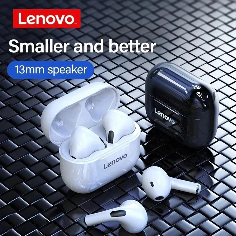 LenovoLP40 Bluetooth Earphones TWS Immersive Sound HIFI With Mic Wireless  Headphones Touch Control HD Call Game Earbuds fashion