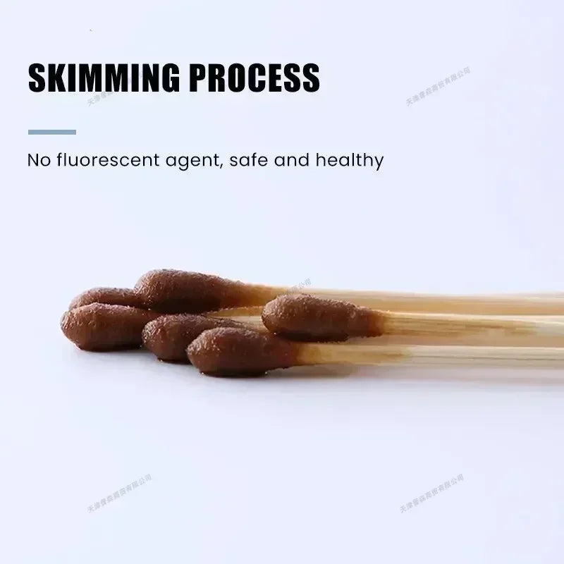 1 à 20 paquets de 100 bâtonnets en bois/paquet Coton-tiges pour bébés Nettoyage des oreilles Tampons Coton-tiges de santé et de beauté Bourgeons de coton de nettoyage