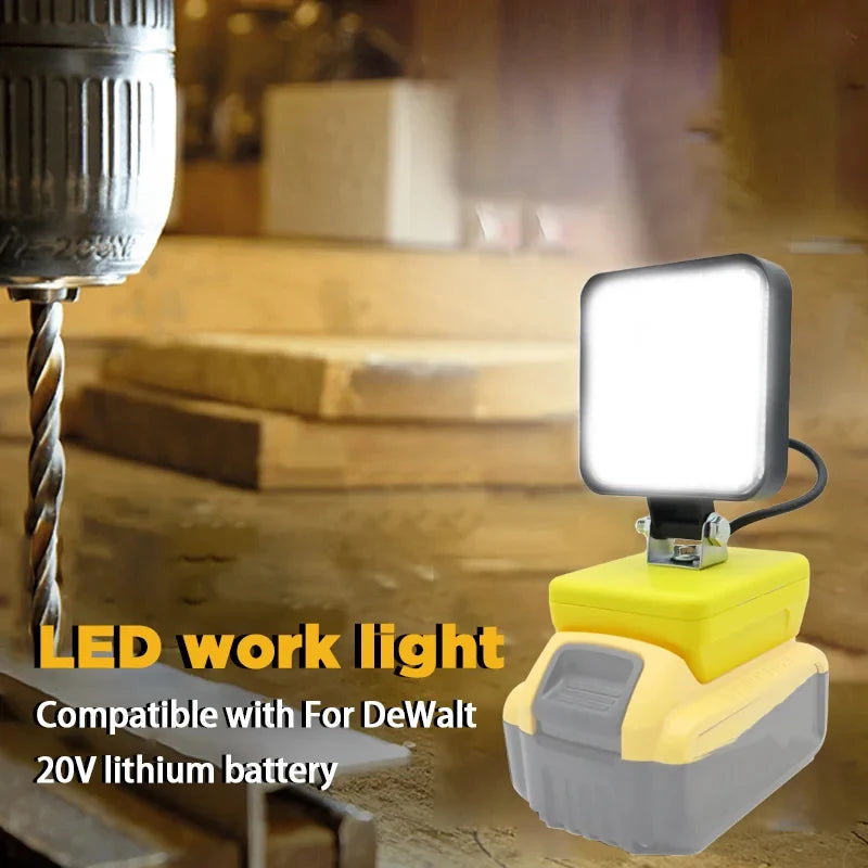 Power Tool Parts For Makita For DeWalt For Bosch For Milwaukee For Ryobi lithium Battery Flashlight Working Light Camping Lamp - Shoppiline