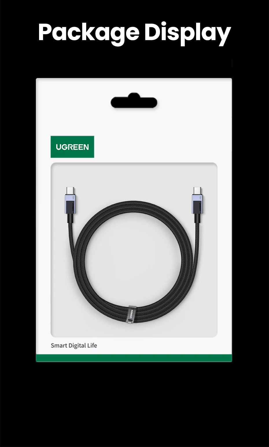UGREEN USB Type C Cable PD100W Fast Charging Cable for iPhone 17 16 15 Samsung S25 Xiaomi USB C to USB C Cable for MacBook iPad - Shoppiline