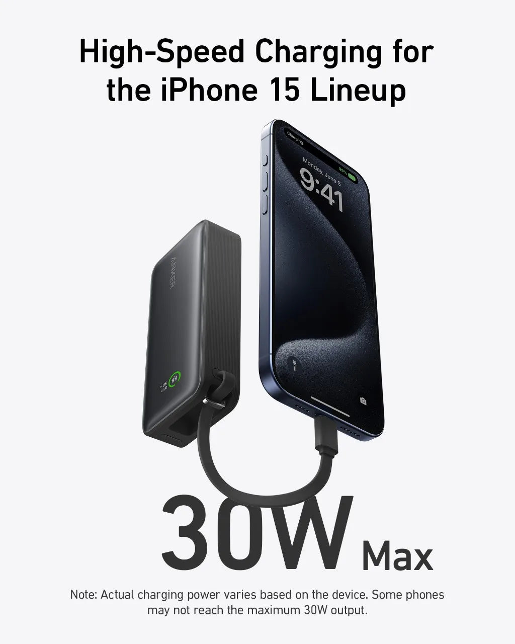 Anker Nano Power Bank 10000mAh PD 30W Spare Battery Portable Power Bank 10K Portable Charger with USB-C Cable for iPhone 17 - Shoppiline