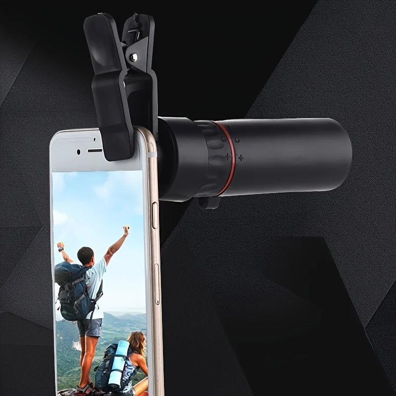 Monoculaire télescope HD 2000X25, compact et portable, idéal pour les voyages, la randonnée, la pêche, le camping, l'observation des étoiles, les concerts et l'observation des oiseaux