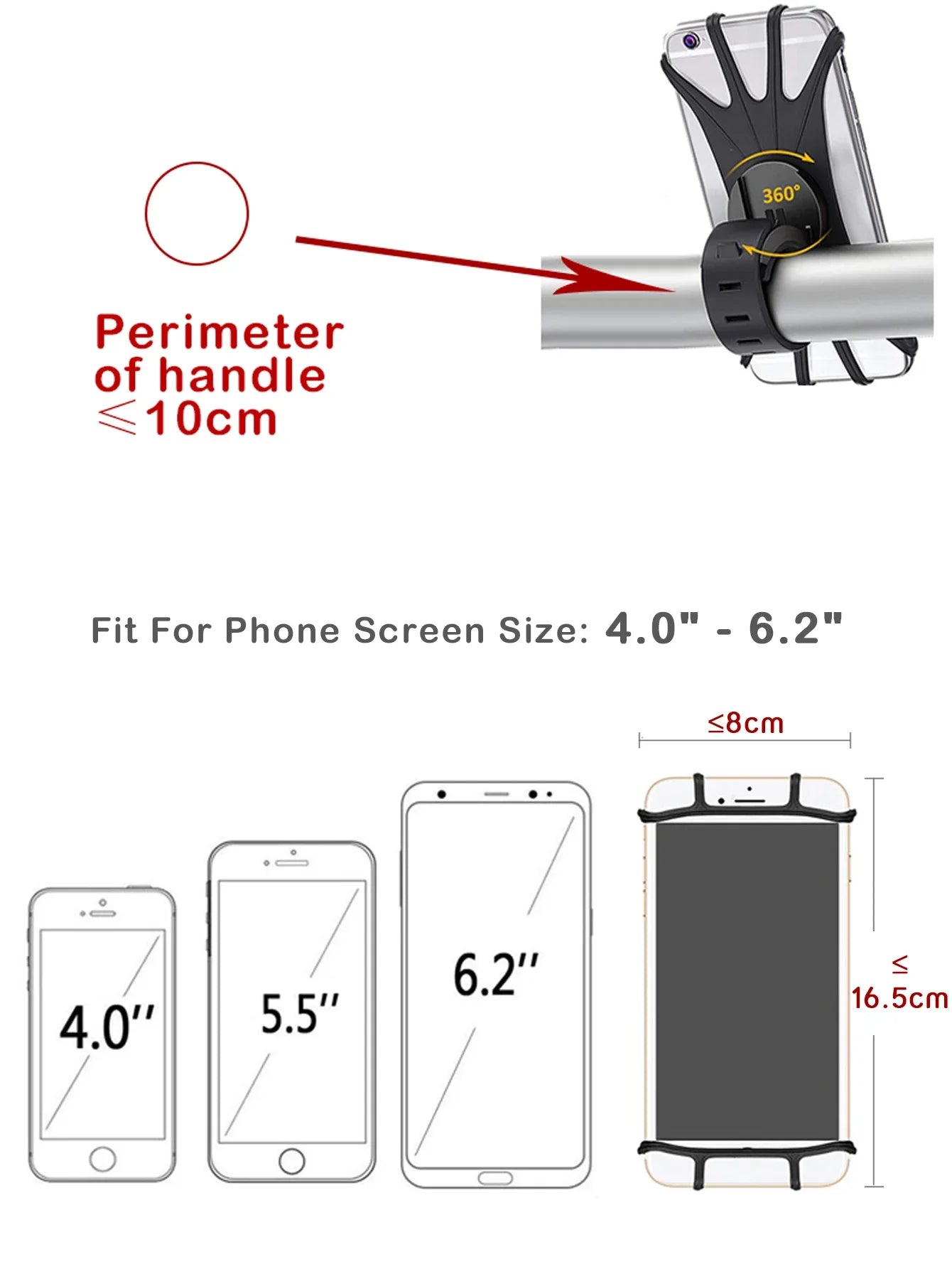 Baby Stroller Accessories Mobile Phone Holder Rack Universal 360 Rotatable Baby Pram Cart Phone Holdeolder For iPhone GPS Device