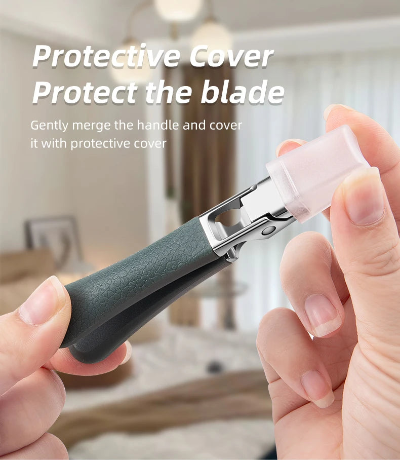 1pcs Clipper For Thick Nails Heavy-Duty Large Jaw Opening Manicure Tools Unisex For Fingernails Toenails Senior Citizen Friendly