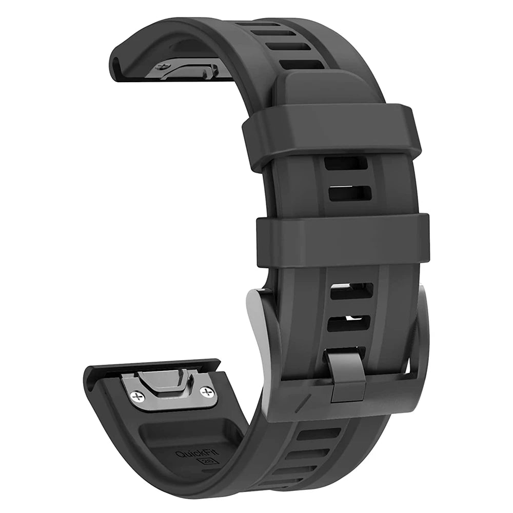 Bracelet QuickFit 22mm 26mm pour Garmin Epix Gen 2, en silicone pour Garmin Fenix 7 7X 5Plus 6XPro Enduro 2
