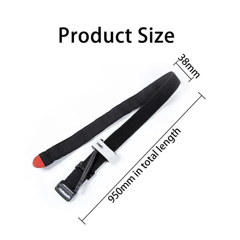 Tactical Tourniquet Emergency Emergency Strap Single Handed Medical First Aid Equipment for Hiking Camping Travel Outdoor Sports
