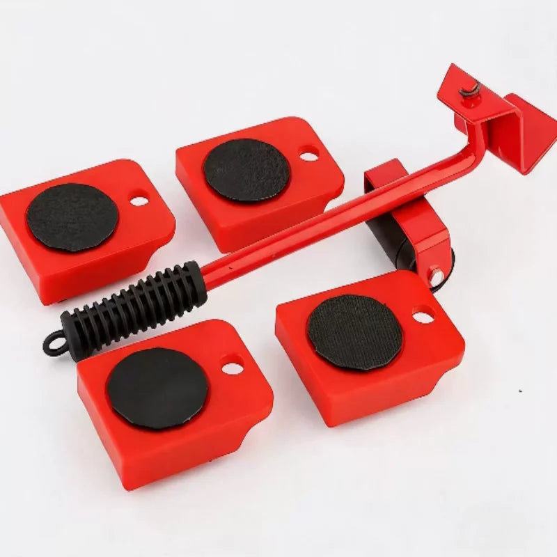 2/4/5Pcs Heavy‑Duty Multi‑Purpose Furniture Moving Rollers Easy‑Glide Lifting & Shifting Tools for Household Items