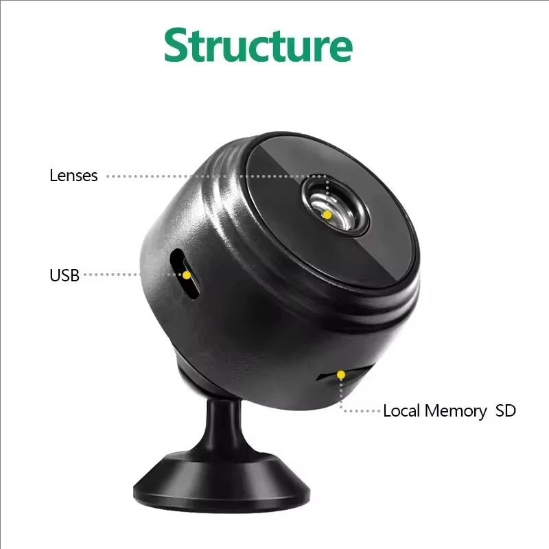 A9 WiFi Mini Camera Wireless Video Recorder Security Protection Camera Smart Home Monitoring Camera For Infants And Pets - Shoppiline