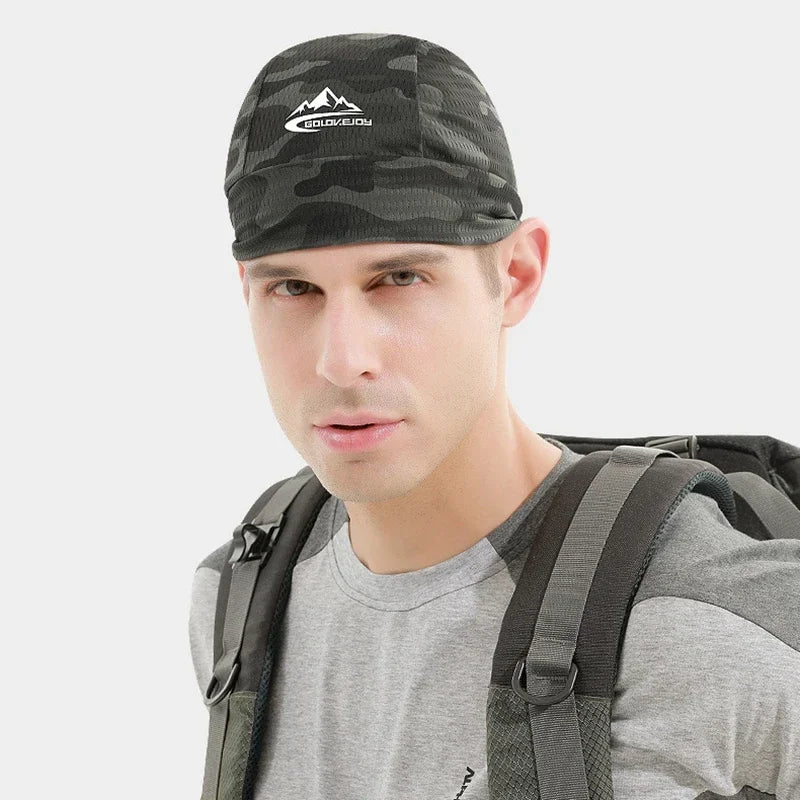 Cooling Skull Cap Helmet Lining Breathable Sweat Wicking Cycling Sports Running Hat Comfortable Outdoor Hiking Cap Quick Dry Cap