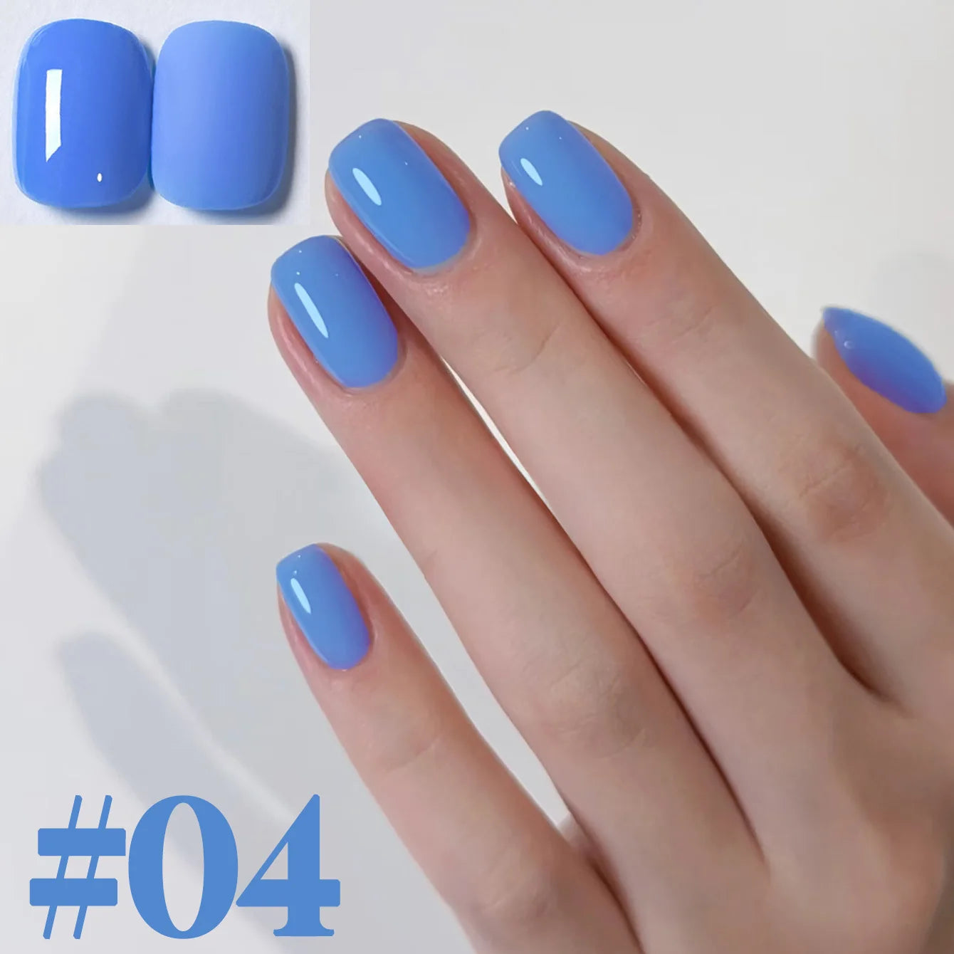 1-6pcs SHAKA Spring Ice Skin Naked Pink Gel Nail Polish 2026 New Style Versatile And Stylish Nail Art Nail Supplies