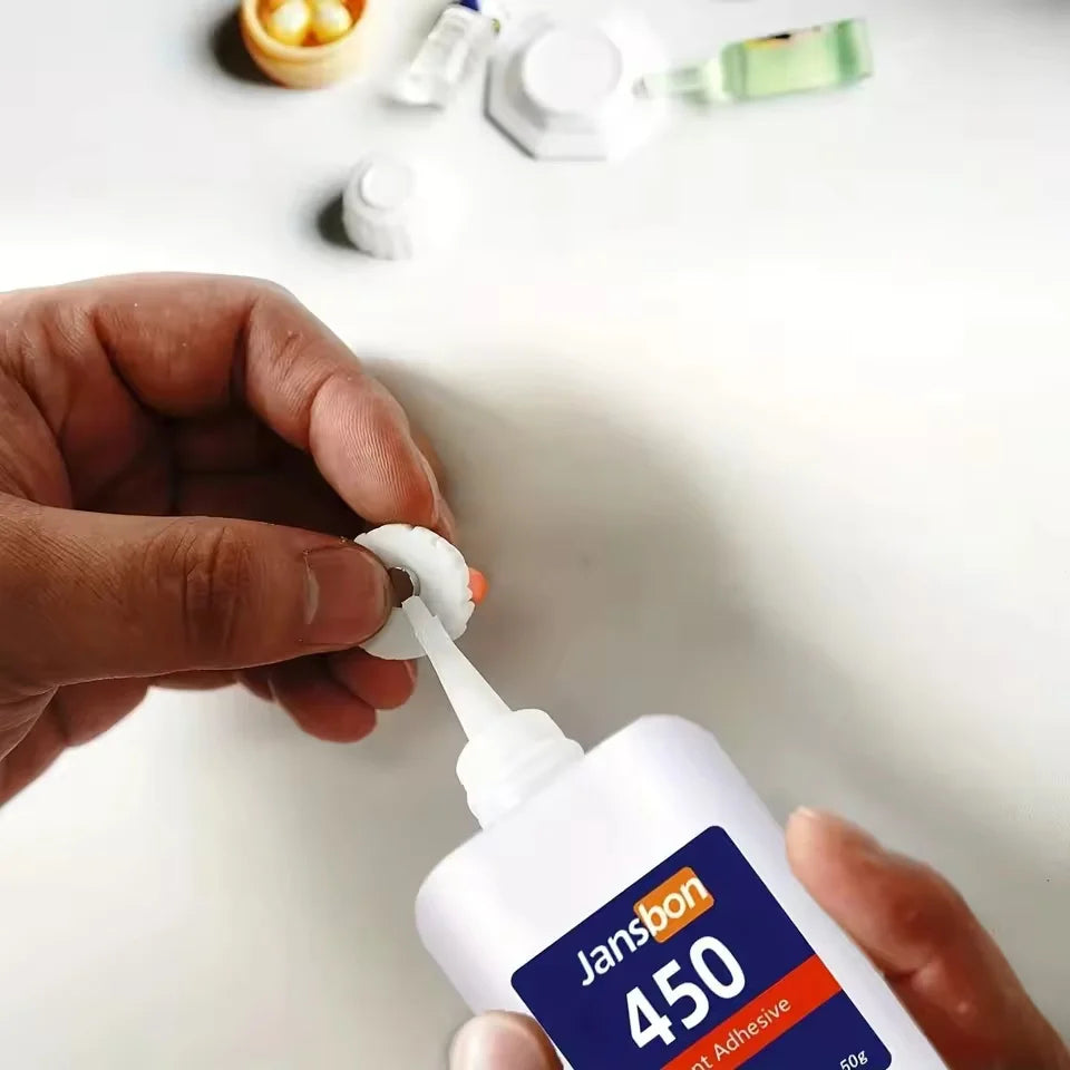 Super Glue Strong Bond for Shoes/Glass/Metal/Wood/Plastic,Ceramic Quick Dry Industrial Strength Instant Adhesive