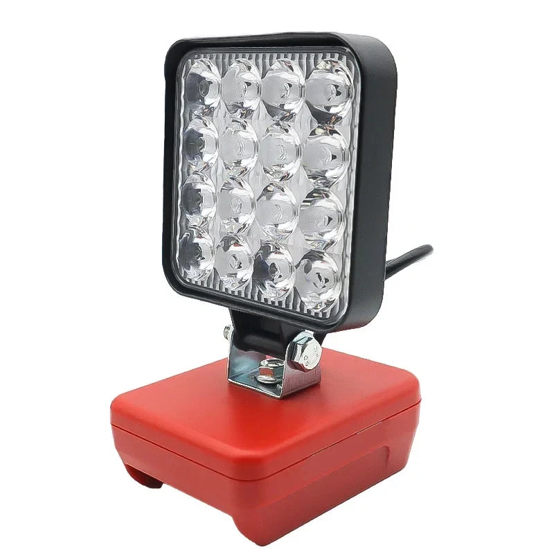 Power Tool Parts For Makita For DeWalt For Bosch For Milwaukee For Ryobi lithium Battery Flashlight Working Light Camping Lamp - Shoppiline