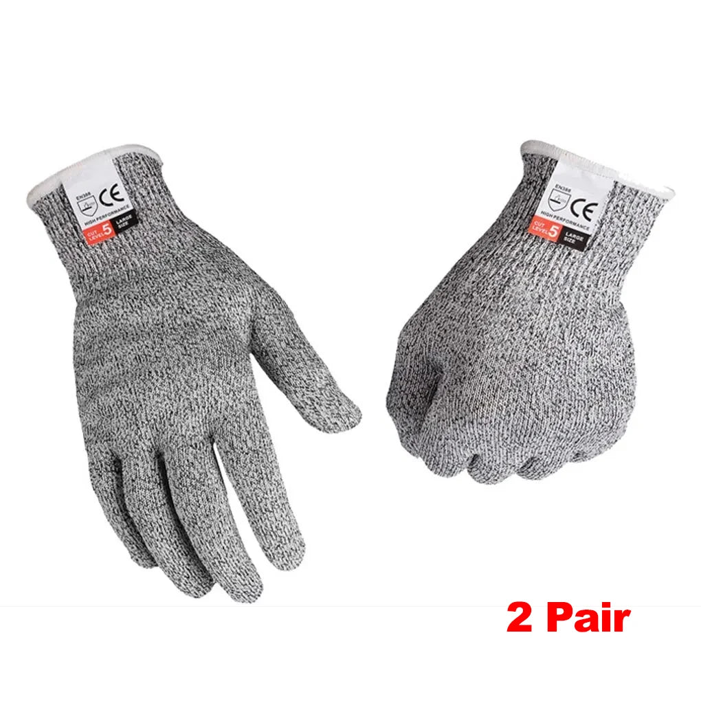 HPPE Level 5 Schnittschutzhandschuhe Hochfeste Industrie Küche Garten Anti-Kratz Anti-Schnitt Glas Schneiden Mehrzweck