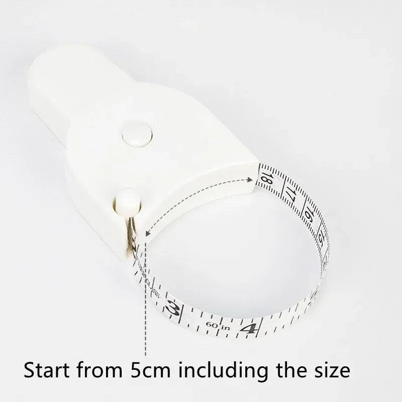 1PC Perfect Body Tape Measure Automatic Telescopic Tape Measure - Retractable Measuring Tape for Body（150cm/59inch)