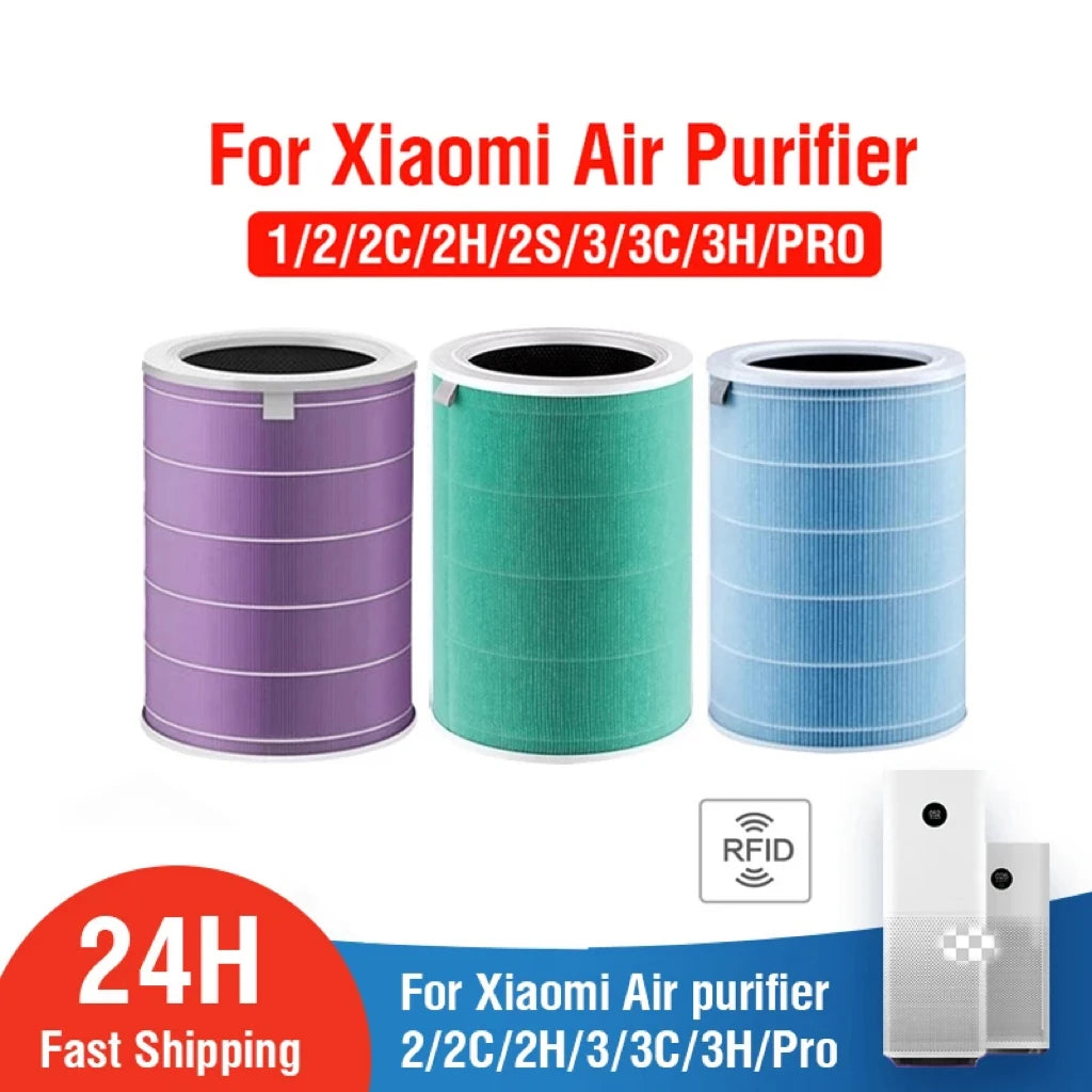 HOMEFISH Air Filter For Xiaomi Air Purifier Pro/1/2/3/2H/2C/2S/3H/3C Filter Carbon Haze Anti Bacteria Formaldehyde Air Purifier - Shoppiline