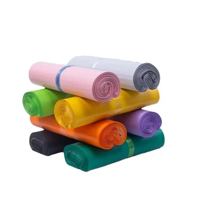 50Individual Self-Adhesive Shipping Bags PESealed Express Envelope Waterproof and Tear-Resistant E-commerce Shipping Packaging B