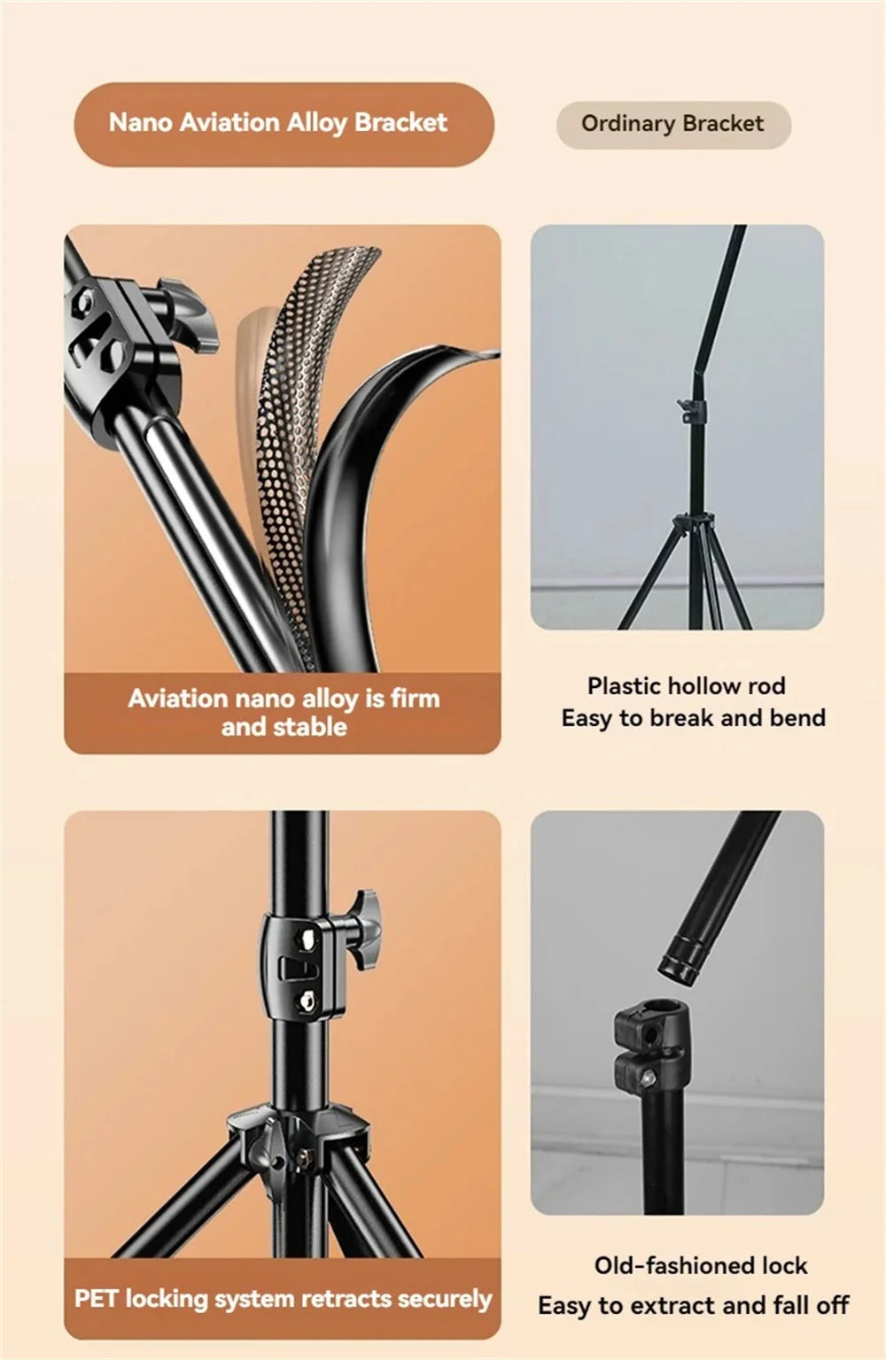 360°Adjustable Scalable Bluetooth Selfie Stick Multi-functional Phones Camera DV Holder Live Video Recording Wireless brackets - Shoppiline
