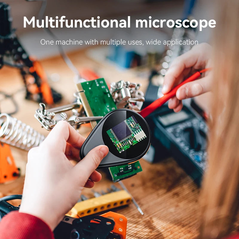 2.0inch 500X Digital Microscope 1080P Video Coin Microscopio with Magnifying Glass Wiht 8Leds for Electronics Repair Windows/Mac - Shoppiline