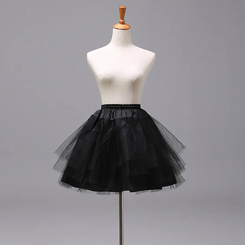 Flower Girls Petticoat Underskirt Cosplay Party Children kids Enfant Fille Lolita Ballet Tutu Skirt Enaguas Sottogonna Mini