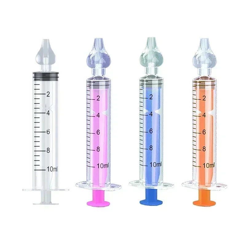 10ML/20ML Baby Nasal Aspirator Syringe Baby Nose Cleaner Rhinitis Nasal Washer Irrigator Needle Baby Nose Washing for Children