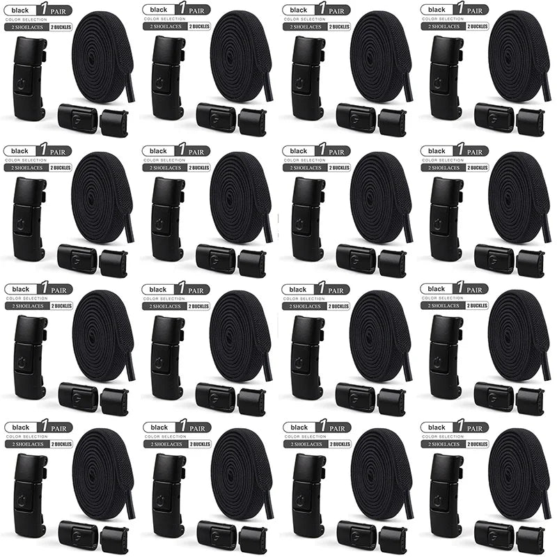 8mm Schnürsenkel ohne Binden, Pressverschluss Schnürsenkel, Elastische Schnürsenkel, Sneaker Kinder Erwachsene, Verbreiterte flache Schnürsenkel für Schuhe