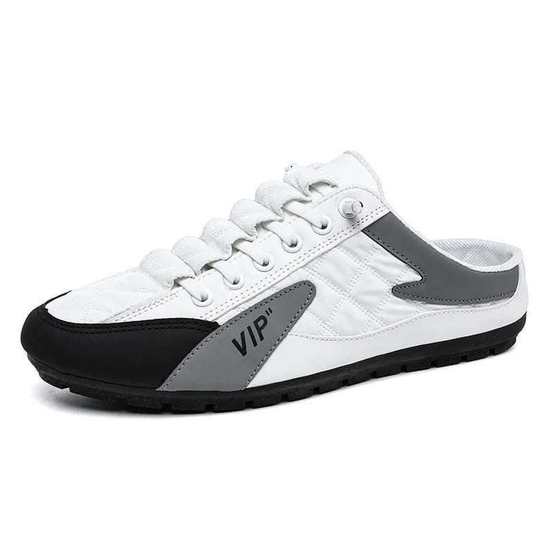 2025 Summer Slippers for Men Trendy Men's Flat Bottom Casual Shoes Soft Sole Support Shoes Men's Sneakers Zapatos De Hombre - Shoppiline