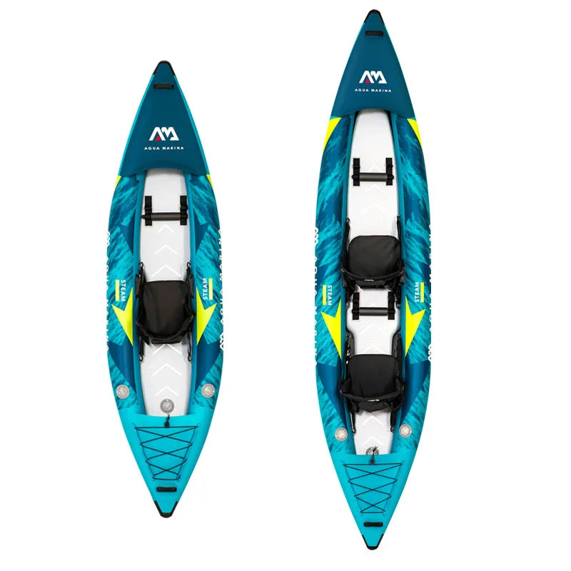 AQUA MARINA STEAM inflatable Kayak Boat 10'3"/13'6"  Drifting Inflatable Paddle Board Canoeing 1 2 Person Raft Rubber Boat PVC