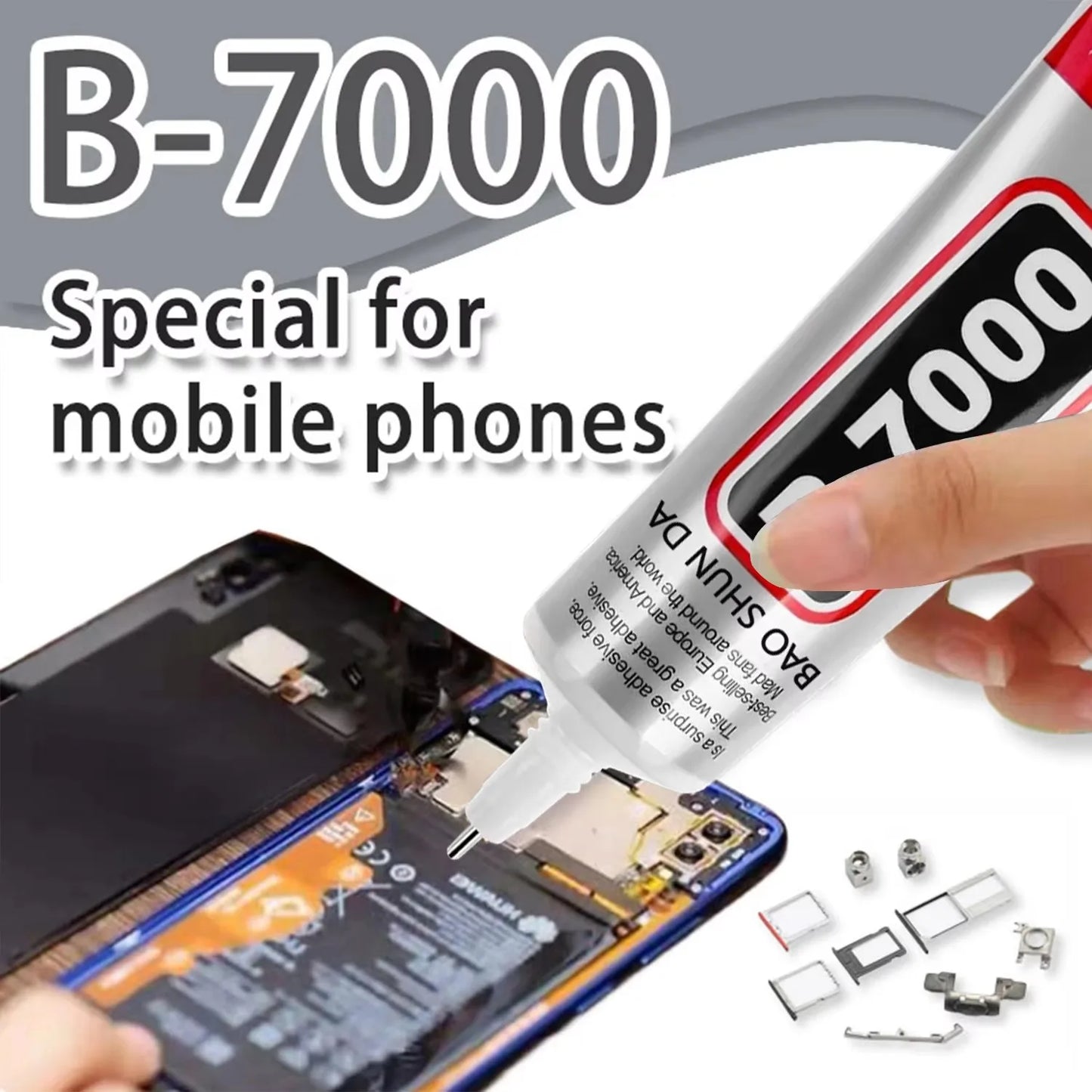 B7000/T7000 Glue Clear Phone Screen Repair Super Adhesive DIY 15/50/110ML Universal Glass Plastic Precision Applicator Glue Tool