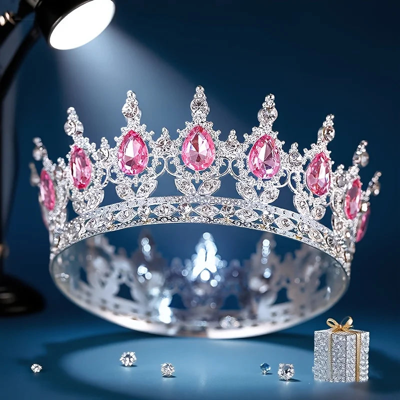 Baroque Crystal Tiaras And Crowns Headband For Women Party Prom Diadem Bridal Wedding Hair Accessories Jewelry Crown Tiara Gift