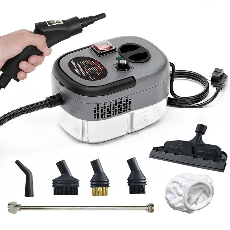 High And Temperature Handheld Steam Cleaners Air Conditioner Kitchen Hood Car Steam Clean Machine Floor and More Cleaning - Shoppiline