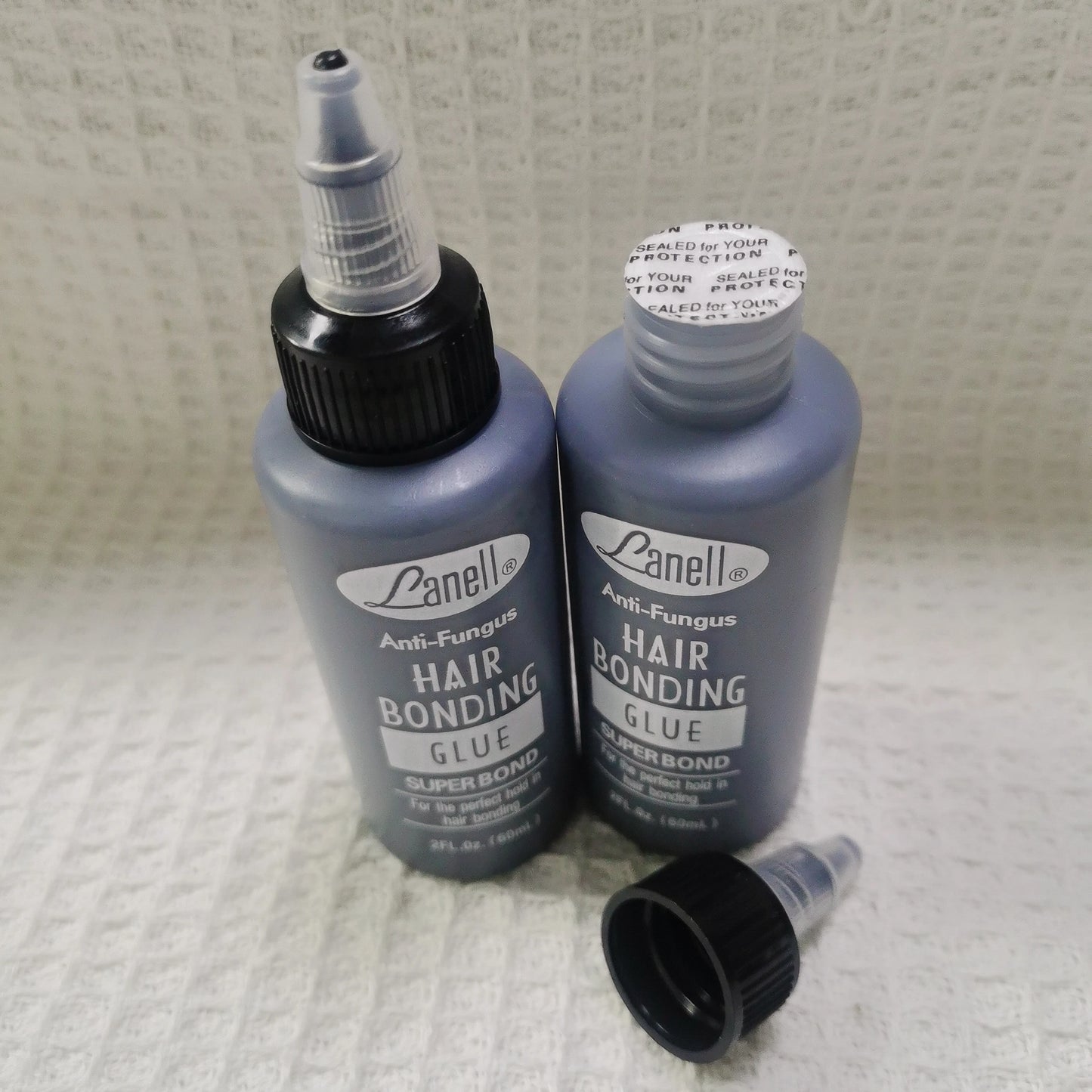 1pcs/2pcs 2Oz Lanell Black Hair Weaving Bond Anti-fungus Hair Bonding Glue SUPER BOND for the perfect hold in bonding