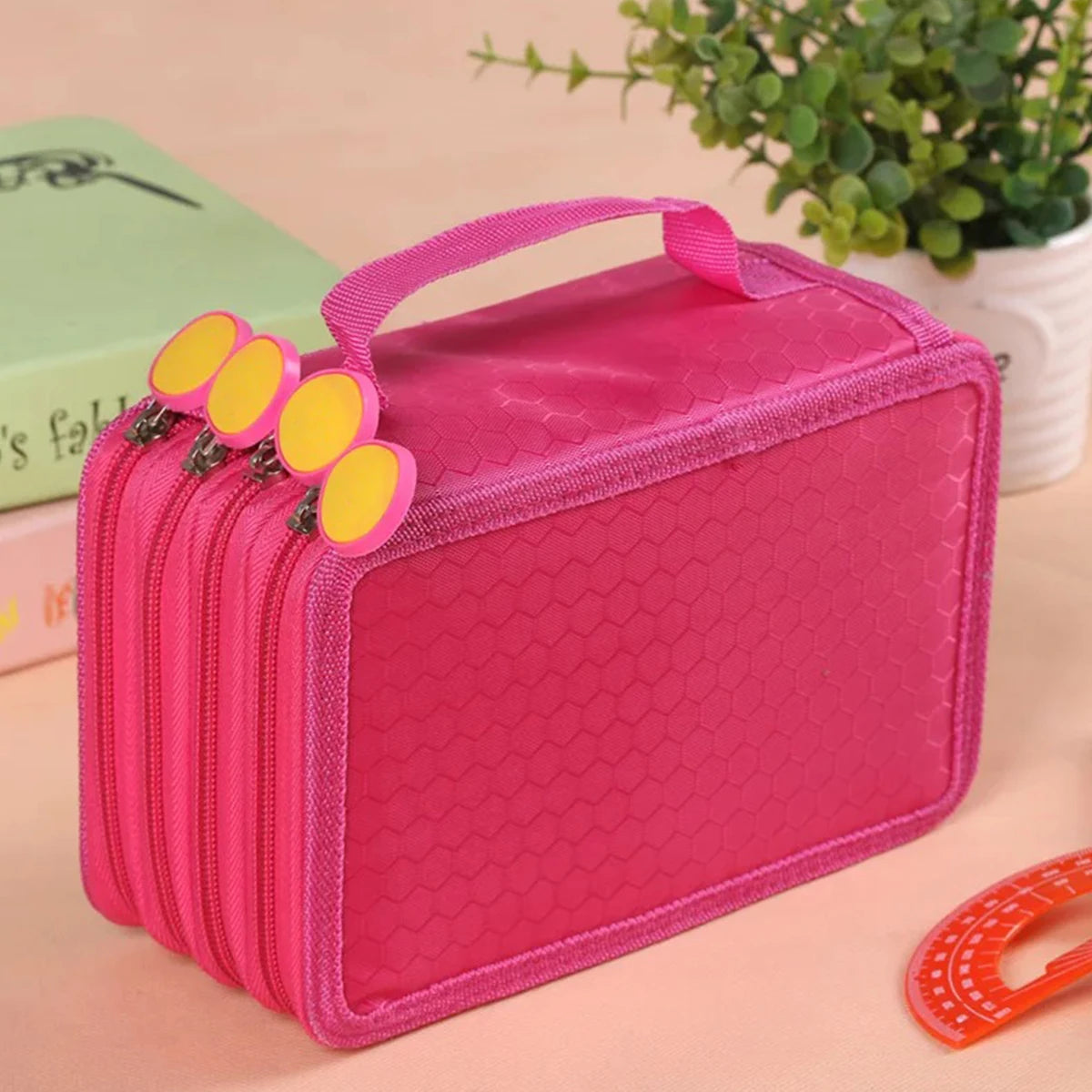 72 Holes Four layers Pencil Case Large Capacity Kawaii Pen Storage Bag Korean Stationery Back to School Office Supplies - Shoppiline