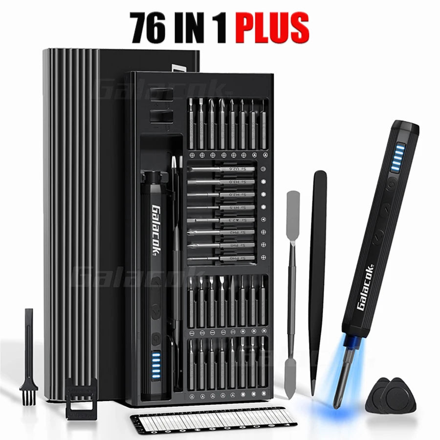 68 IN 1 Precision Electric Screwdriver Set 5 Levels Adjustable Comes Fill Light Professional Mobile Phone IPad Repair Tool - Shoppiline