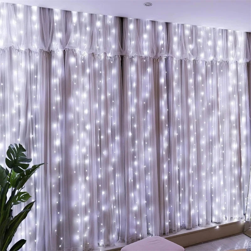 3Mx1M/2M/3M LED String Lights USB Fairy Lights Garland for New Year Wedding Festive Party Christmas Home Curtain Decoration