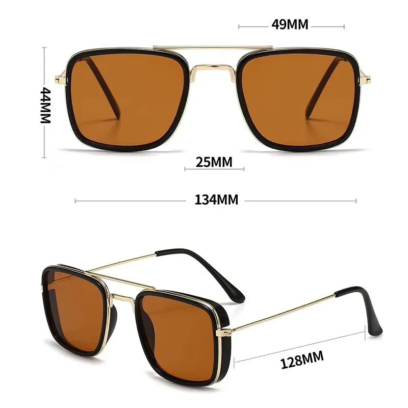 Square Sunglasses For Men And Women Unisex Versatile For Driving And Outdoor Sun Protection 9028