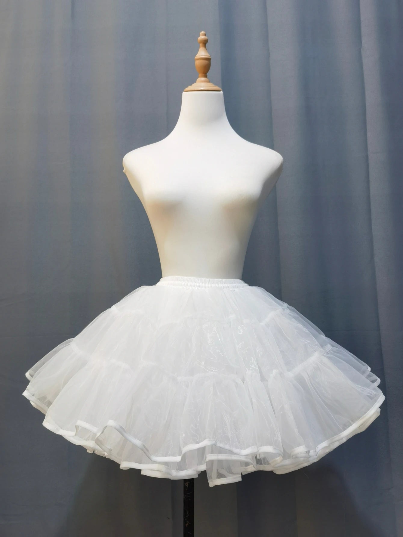 Lolita Super Stuffed Petticoat Boneless Violent Skirt Support Soft Yarn Short Duck Butt Korea Japan New