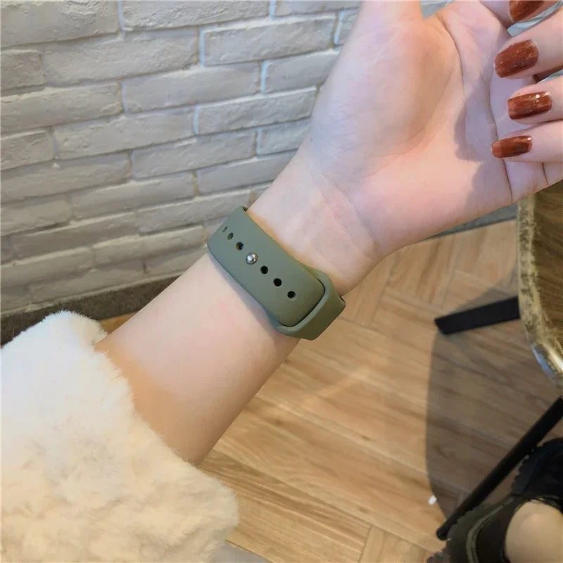 Sportarmband für Redmi Watch 4 Armband Smartwatch Armband Zubehör Weiches Silikon Armband Correa für Xiaomi Mi Band 8 Pro