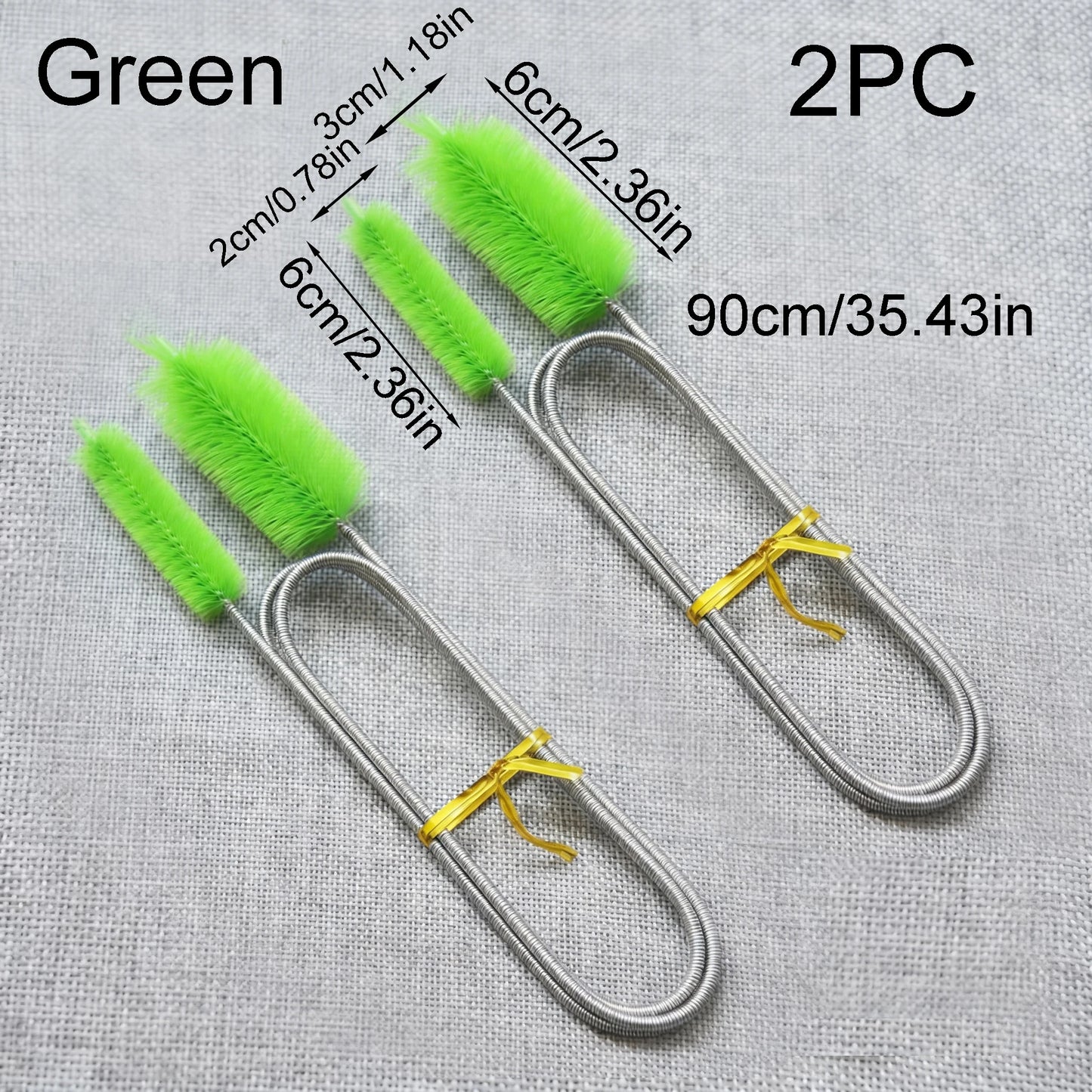 Aquarium Cleaning Brush for Water Filter Pump Lily Pipe Air Tube Hose Stainless Steel Fish Tank Brush Water Pump Accessories