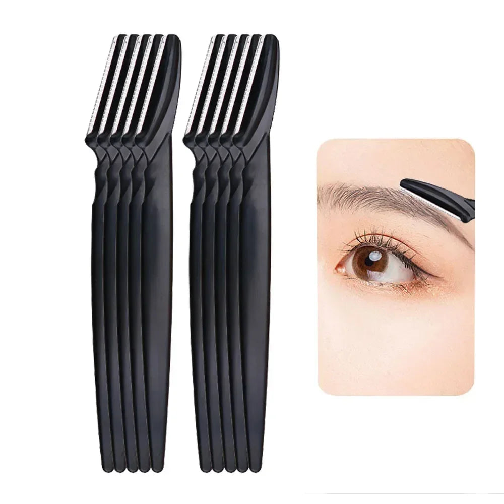 Eyebrow Trimmer Knives Makeup ToolsPortable Face Razor Hair Remover Cutter Brow Epilation Hair Removal Eye  Shaver Blades