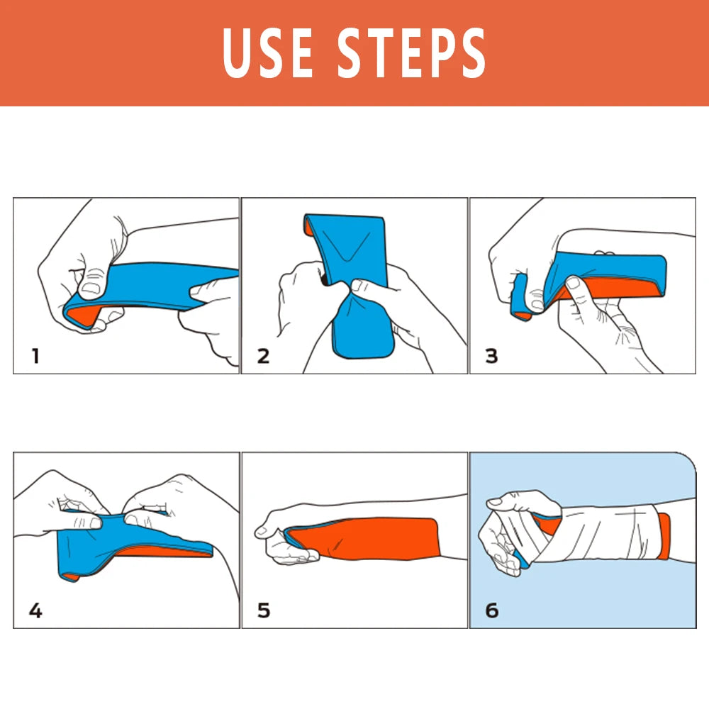 Universal Aluminum Splint Roll: Medical-Grade Polymer for Emergency Bone Fixation in Outdoor Survival Kits