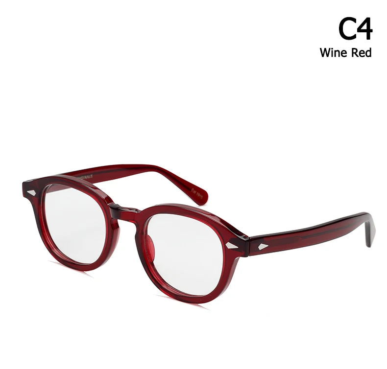 Johnny Depp Lemtosh Eyeglasses Frame Men Optical Glasses Women Computer Goggles Clear Lens Luxury Brand Vintage Acetate Frame