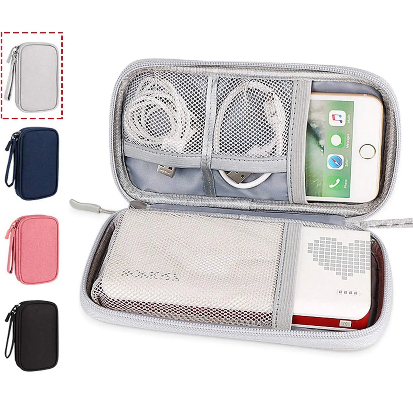 1pc Electronic Organizer Small Travel Cable Organizer Bag, Digital Gadget Organizer Case, Waterproof Travel Gear Storage