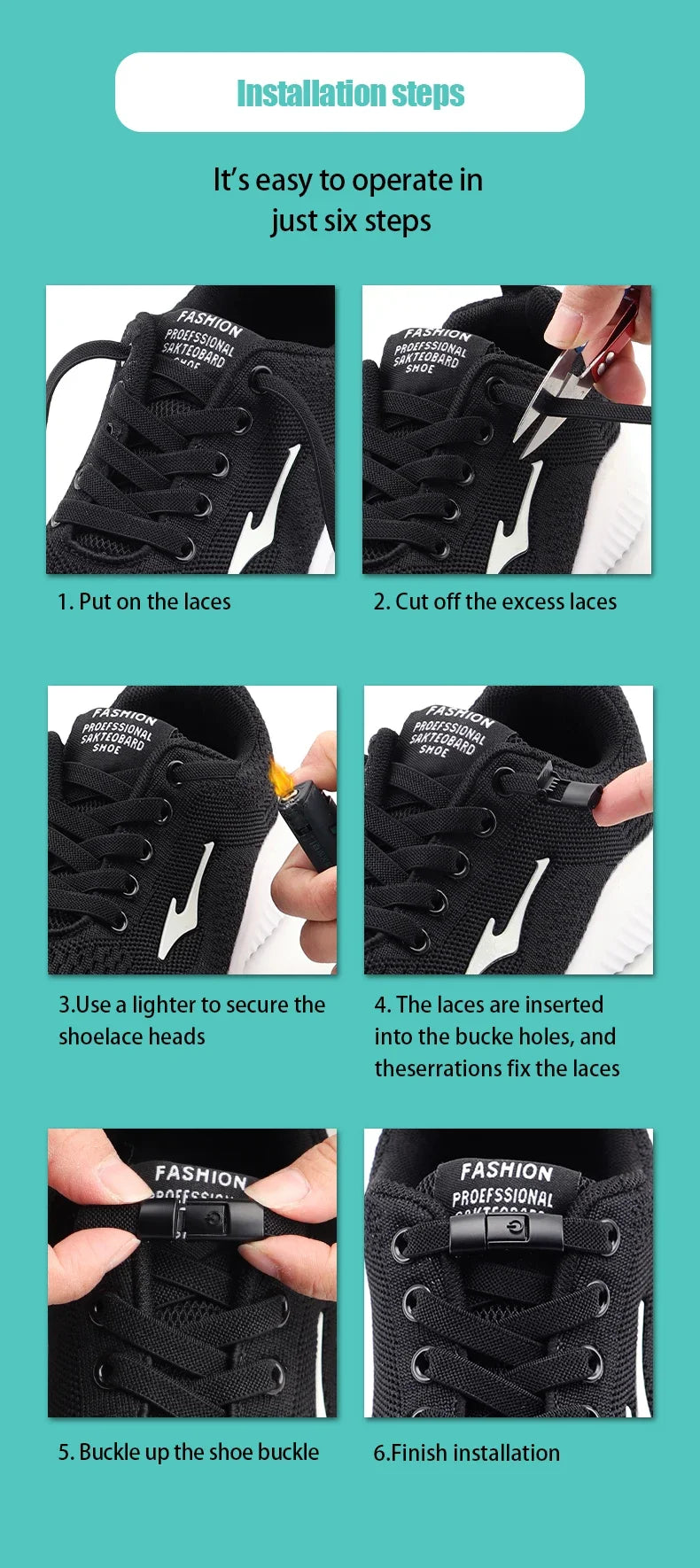 Keine Bindung Schnürsenkel Outdoor-Sport Schnürsenkel ohne Binden Elastische Schnürsenkel Sneakers für Kinder Erwachsene Unisex Schnürsenkel Schuhzubehör