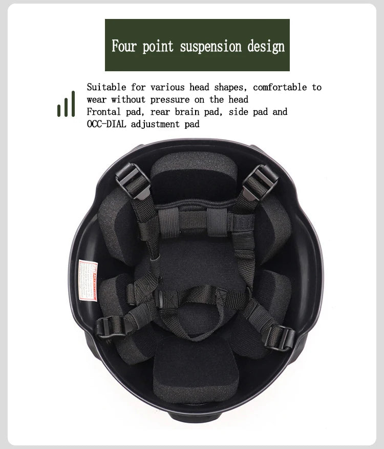 FAST Helmet MICH2000 Airsoft MH Tactical Helmet Outdoor Tactical Painball CS SWAT Riding Protect Equipment - Shoppiline