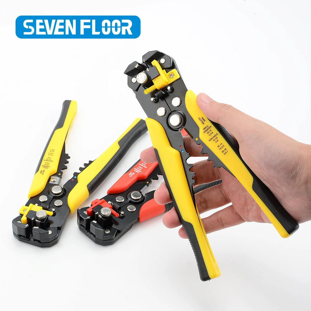 Automatic Cable Wire Stripper Cutter Crimper Electrician Professional Wire Hand Tool Crimping Stripping Cutting Plier