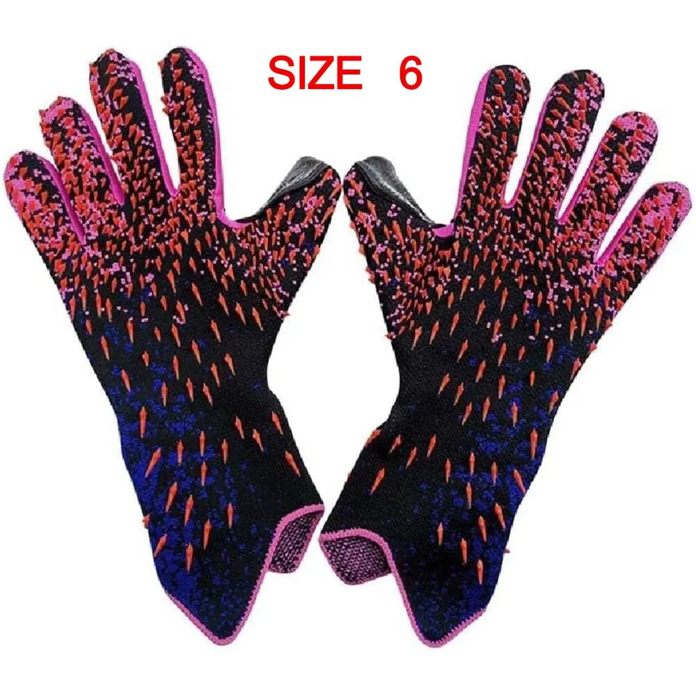 Goalkeeper Gloves Strong Grip for Soccer Goalie Goalkeeper Gloves with Size 6/7/8/9/10 Football Gloves for Kids Youth and Adult - Shoppiline