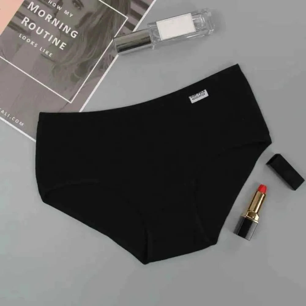 Women's 7 Pack Triangle Briefs - Soft Breathable Comfort Fit Solid Color Underwear, Daily Wear Underpants