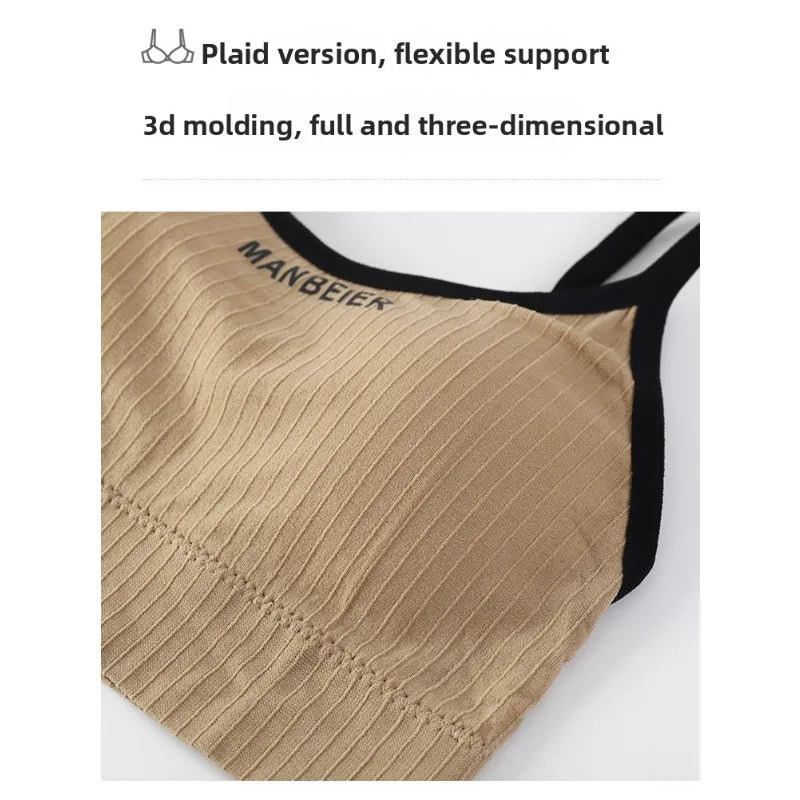 New Sports Bra for Women Gym Sexy Crop Top Bra Women Cotton Underwear Soft Comfort Tube Tops Female Brassiere Tops for Girls