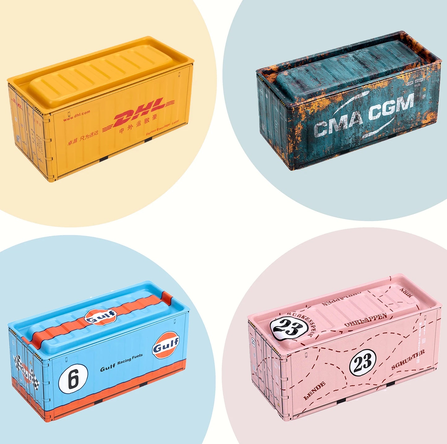 Mini Iron Storage Box Miniature Storage Iron Box Creative Decoration Collect Small Item Desktop Mini Container Model Kids Gifts - Shoppiline