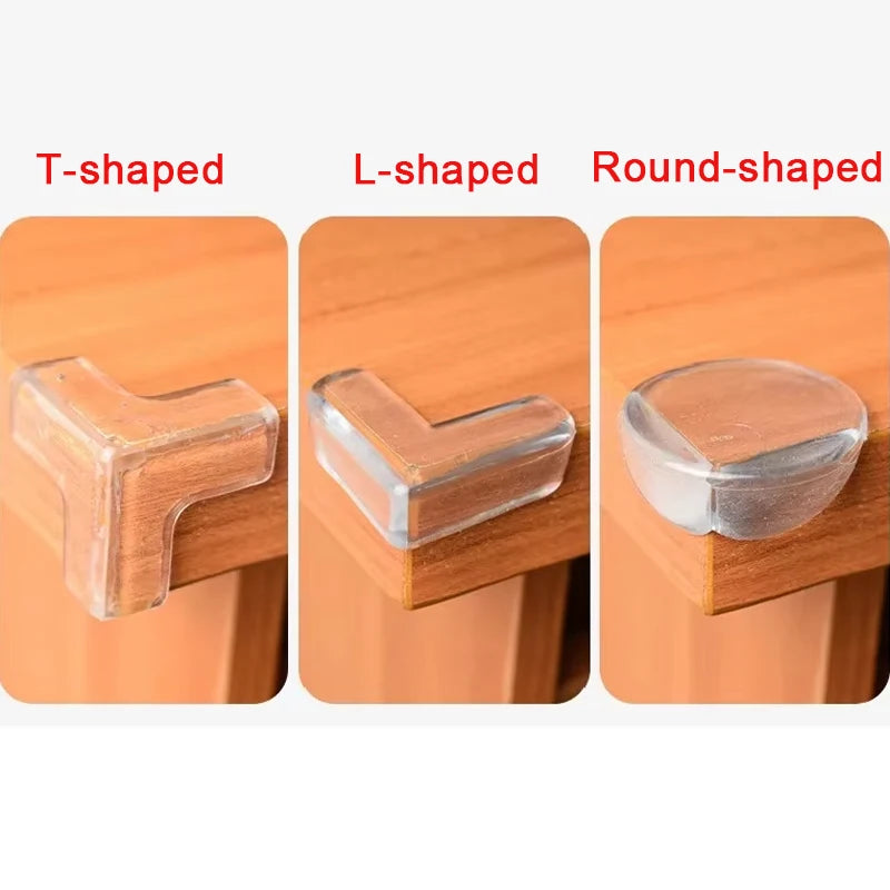8Pcs/12Pcs Child Baby Safety Silicone Protector Table Corner Edge Protection Cover Children Anticollision Edge & Guards